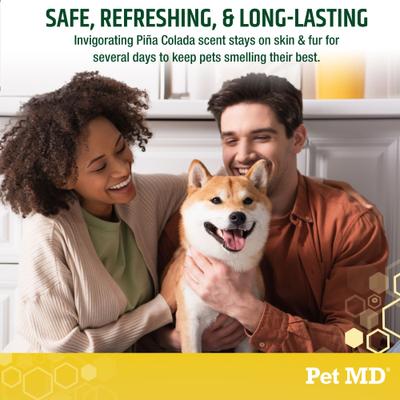 Show full view: Pet MD Deodorizing Pina Colada Cat & Dog Body Spray, 8-fl oz bottle slide 5 of 8