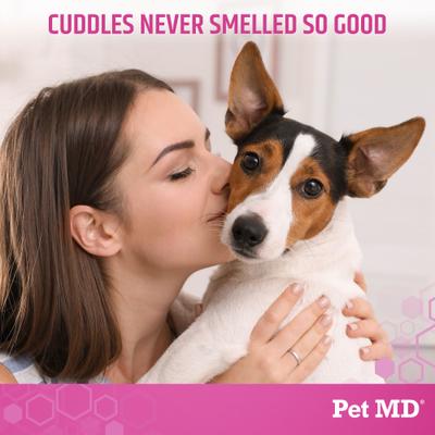 Show full view: Pet MD Deodorizing Sweet Pea & Vanilla Cat & Dog Body Spray, 8-fl oz bottle slide 3 of 7