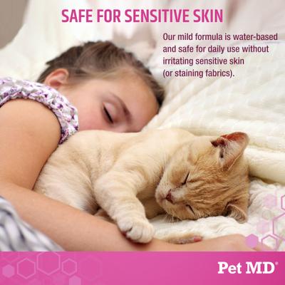 Show full view: Pet MD Deodorizing Sweet Pea & Vanilla Cat & Dog Body Spray, 8-fl oz bottle slide 4 of 7