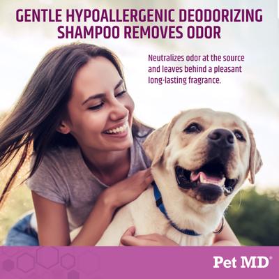 Show full view: Pet MD EFA Deodorizing & Hypoallergenic Shampoo for Cats & Dogs, 16-fl oz bottle slide 3 of 6