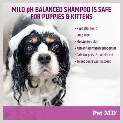 Show full view: Pet MD EFA Deodorizing & Hypoallergenic Shampoo for Cats & Dogs, 16-fl oz bottle slide 4 of 6
