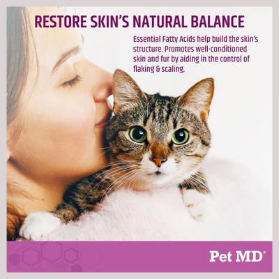 Show full view: Pet MD EFA Deodorizing & Hypoallergenic Shampoo for Cats & Dogs, 16-fl oz bottle slide 5 of 6