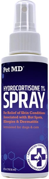 Pet MD Hydrocortisone Itch Relief Pet Hot Spot Spray, 4-fl oz bottle