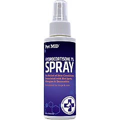 Pet MD Hydrocortisone Itch Relief Pet Hot Spot Spray, 4-fl oz bottle