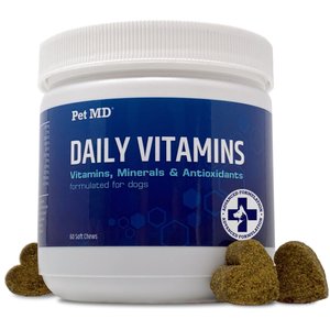 Pet MD Multivitamin Immune Booster Dog Supplement, 60 count