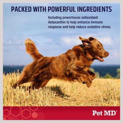 Show full view: Pet MD Omega 3-6-9 Select Soft Chews with Krill Dog Supplement, 120 count slide 6 of 8