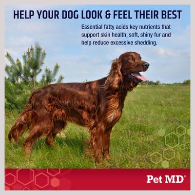 Show full view: Pet MD Omega 3-6-9 Select Soft Chews with Krill Dog Supplement, 60 count slide 4 of 8