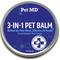 Show in main carousel: Pet MD Paw Balm 3-in-1 Nose/Snout & Elbow Moisturizer & Paw Protectors Paw Wax with Shea Butter, Coconut Oil, & Beeswax for Dogs, 2-fl oz jar slide 1 of 8