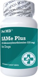 Pet MD SAMe Plus Dog Supplement, 60 count