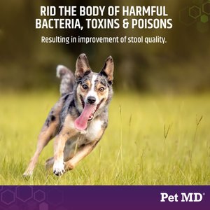 Pet MD Stool-Fix Powdered Clay Anti Diarrhea Treatment for Upset Stomach Relief, Promotes Normal Stool for Dogs & Cats, 100g