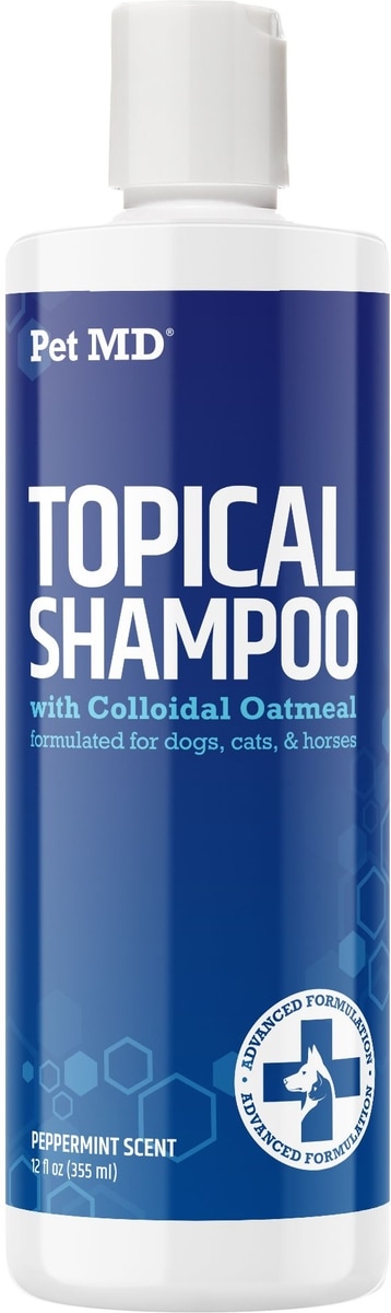 PET MD Topical Mint Pet Shampoo, 12-fl oz bottle