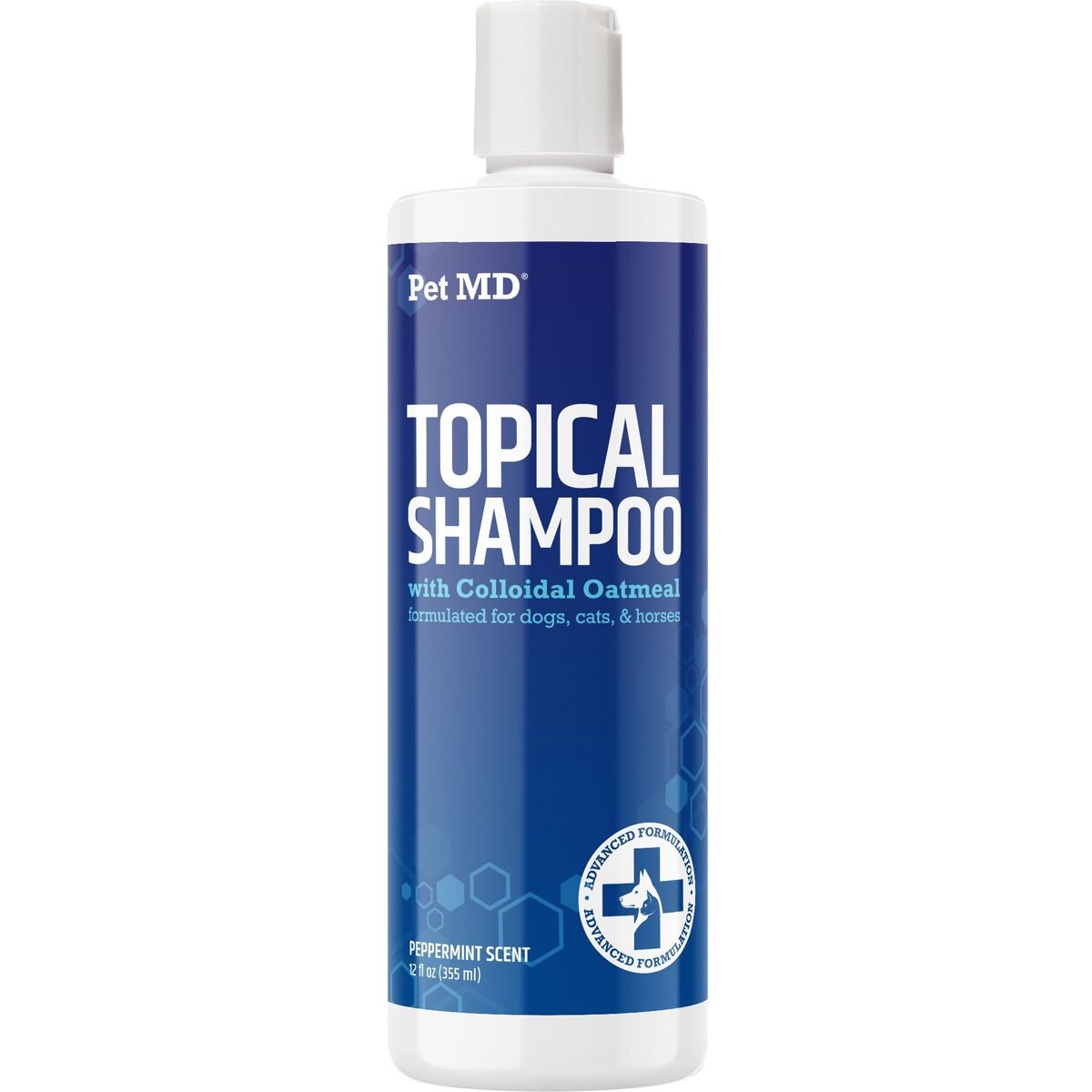 Pet MD Topical Mint Pet Shampoo, 12-fl oz bottle