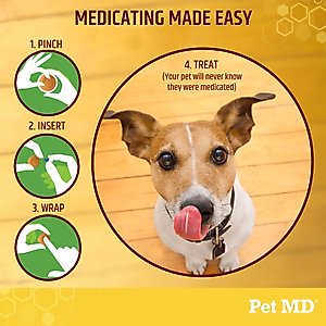 Pet MD Wrap-A-Pill Cheese & Bacon Flavor Pill Paste, 8-oz jar