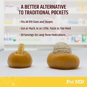 Pet MD Wrap-A-Pill Cheese & Bacon Flavor Pill Paste, 8-oz jar