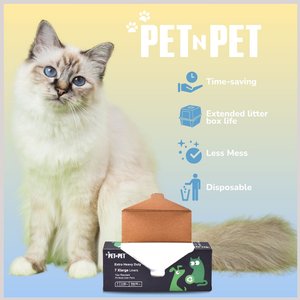 PET N PET Cat Litter Box Liners, 14 count