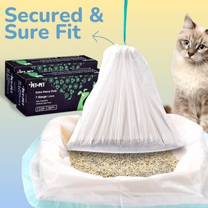 PET N PET Cat Litter Box Liners, 14 count
