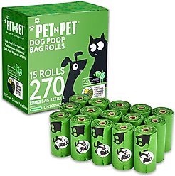 PET N PET Dog Poop Bag, Unscented, 270 count