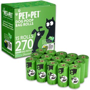 PET N PET Dog Poop Bag, Unscented, 270 count