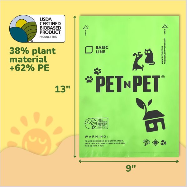 Show full view: PET N PET Dog Poop Bag, Unscented, 270 count slide 2 of 6