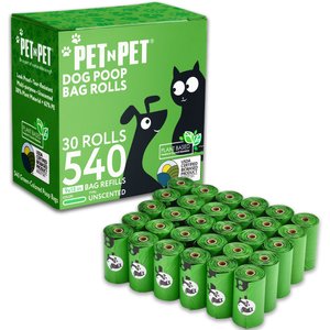 PET N PET Dog Poop Bag, Unscented, 540 count