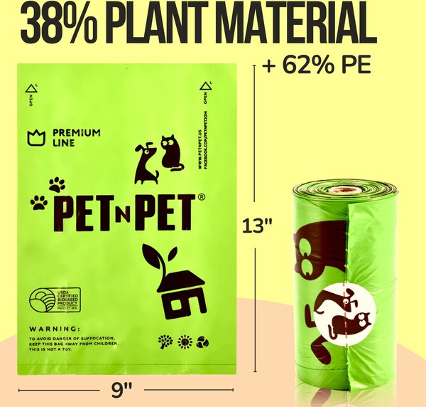 Pet Waste Bags + FREE Bone Dispenser - Black - Downtown Pet Supply