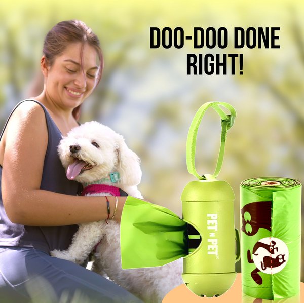 PET N PET Dog Poop Bags & Dispenser