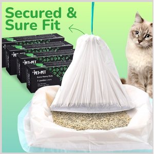 PET N PET Cat Litter Box Liners, Jumbo, 28 count