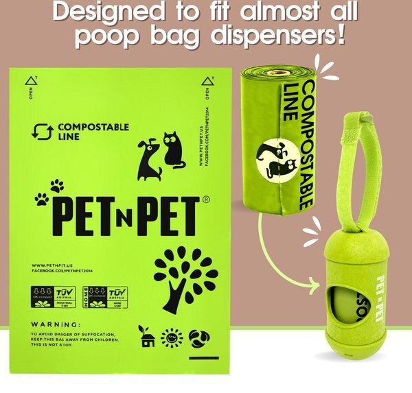 PET N PET Plant-based Dog Poop Bags
