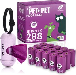 PET N PET Poop Bags, Lavender Scented, 288 count