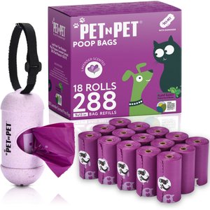 PET N PET Poop Bags, Lavender Scented, 288 count