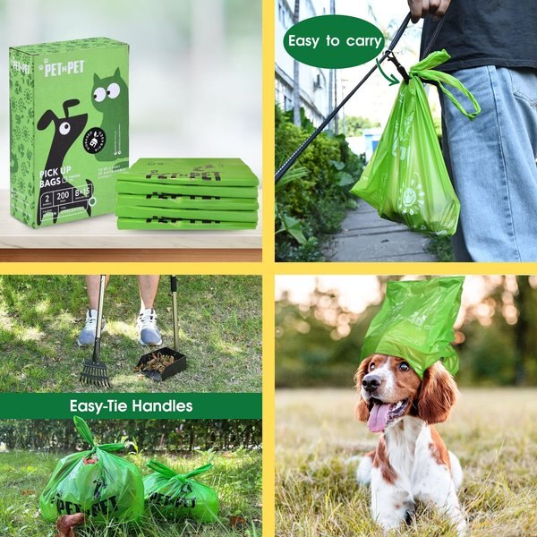 PET N PET Tie Handle Dog Poop Bags
