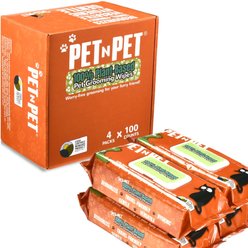 PET N PET Unscented Dog & Cat Grooming Wipes, 400 count slide 1 of 7