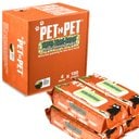 PET N PET 100% Plant Based Hypoallergenic Dog & Cat Grooming Wipes, 400 count