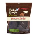 Pet 'n Shape American Patties Premium Beef Lung Dog Treats, 16-oz bag