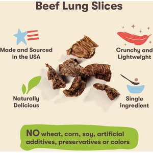 Pet 'n Shape Beef Lung Slices Dog Treats, 9-oz bag, 1 pack