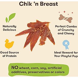 Pet 'n Shape Chik 'n Breast Dog Treats, 2-lb bag