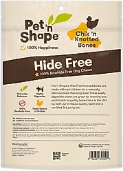 Pet 'n Shape Chik 'n Knot Bones Dog Treats, 6 count slide 2 of 2