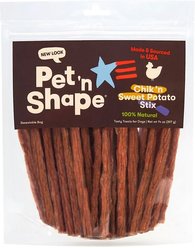 Pet 'n Shape Chik 'n Sweet Potato Stix Dehydrated Dog Treats, 14-oz bag
