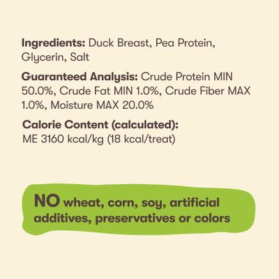 Show full view: Pet 'n Shape Duck Breast Fillets Dog Treats, 16-oz bag slide 4 of 6