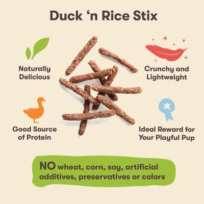 Show full view: Pet 'n Shape Duck 'n Rice Stix Dog Treats, 16-oz bag slide 4 of 7