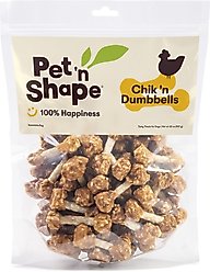 Pet 'n Shape Grain-Free Chik 'n Dumbbells Dog Treats, 2-lb bag