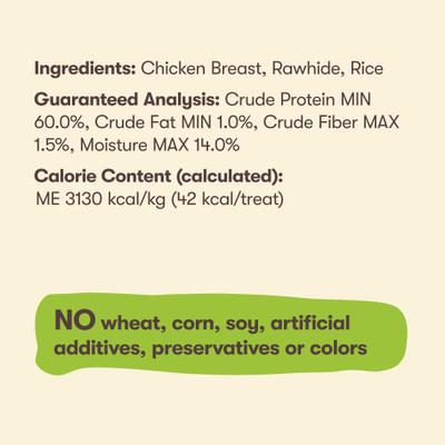 Show full view: Pet 'n Shape Grain-Free Chik 'n Dumbbells Dog Treats, 2-lb bag slide 6 of 10