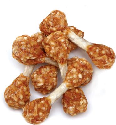 Show full view: Pet 'n Shape Grain-Free Chik 'n Dumbbells Dog Treats, 8-oz bag slide 7 of 9