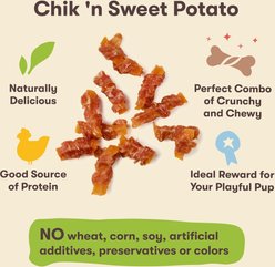 Pet 'n Shape Grain-Free Chik 'n Sweet Potato Dog Treats, 1-lb bag slide 2 of 5