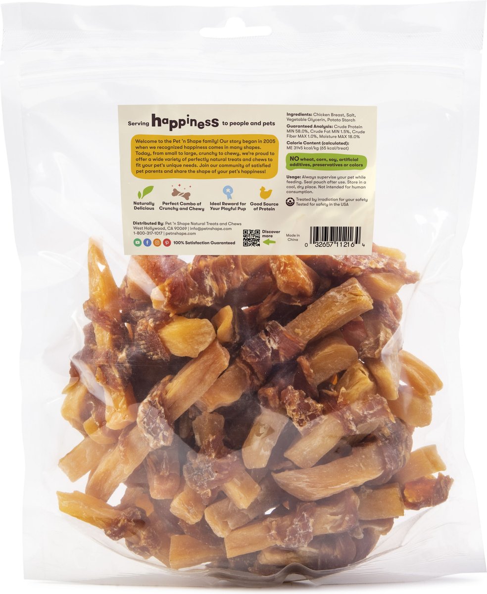 Pet 'n Shape Sweet Potato & Chik 'n Wraps Jerky Dog Treats, 16-oz bag