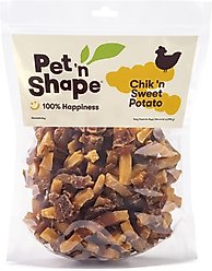 Pet 'n Shape Grain-Free Chik 'n Sweet Potato Dog Treats, 2.65-lb bag