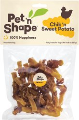 Pet 'n Shape Grain-Free Chik 'n Sweet Potato Dog Treats, 8-oz bag