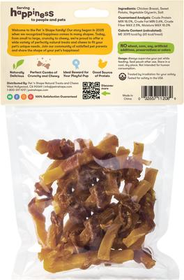 Show full view: Pet 'n Shape Grain-Free Chik 'n Sweet Potato Dog Treats, 8-oz bag slide 3 of 10