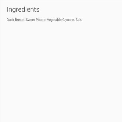 Show full view: Pet 'n Shape Grain-Free Duck 'n Sweet Potato Dog Treats, 1-lb bag slide 6 of 8