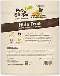 Pet 'n Shape Knot Bones Peanut Butter Dog Treats, 10 count slide 2 of 2